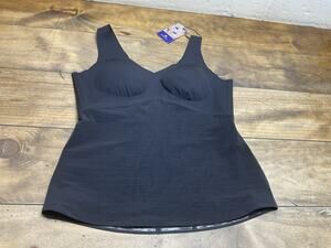 Honeylove LiftWear Cami Shaping Tank Top Built-in Bra Black Size XL NWT